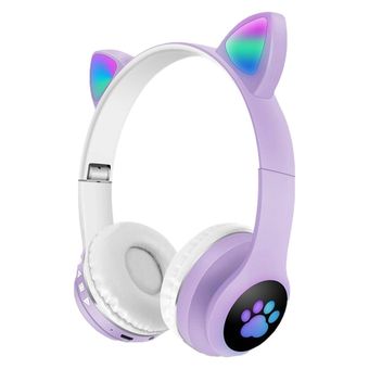 هدفون بلوتوثی مدل گربه ای