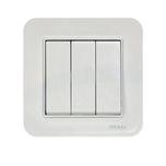 کلید سه پل ایران الکتریک مدل ارس بسته 10 عددی