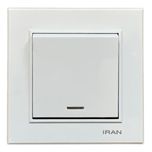 کلید تک پل ایران الکتریک مدل ارس بسته 10 عددی