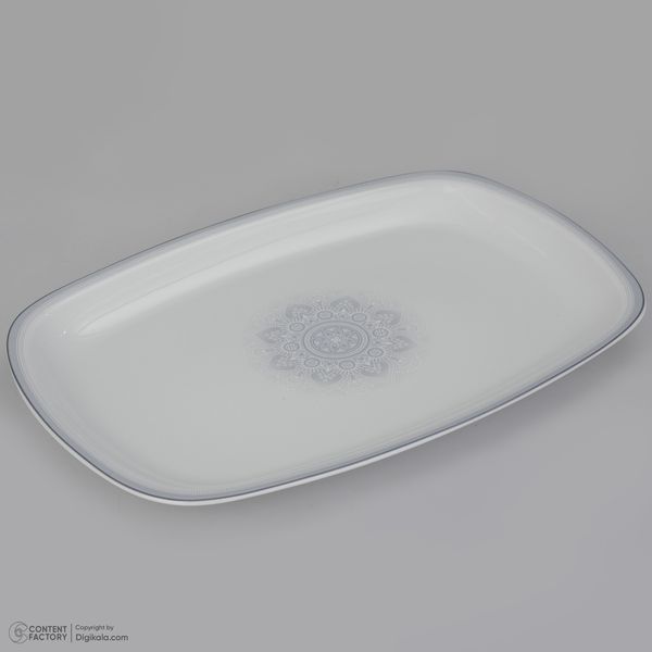 سرویس غذاخوری 73 پارچه 12 نفر چینی زرین ایران مدل کواترو ادلین درجه یک