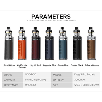 ویپ درگ اس پرو ووپوو | Voopoo Drag S Pro Vape