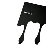 آویز لباس کوچک مشکی dropiron