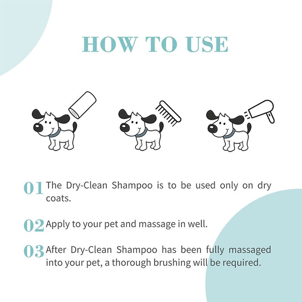 شامپو خشک سگ‌،گربه و جوندگان بایولاین / Bioline dry shampoo