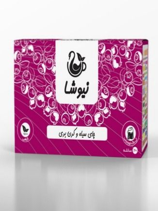 مخلوط چای سیاه و کرن بری کیسه ای نیوشا (20عددی) _ Cranberry + Black Tea