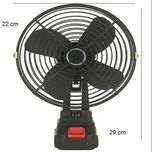 پنکه شارژی رومیزی مدل PRO_2026 ظرفیت 4000 میلی آمپر ساعت