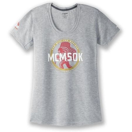 تیشرت زنانه خاکستری بروکس