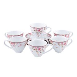 ست فنجان و نعلبکی 12 پارچه گلدکیش مدل سوئیتی کد GK701108