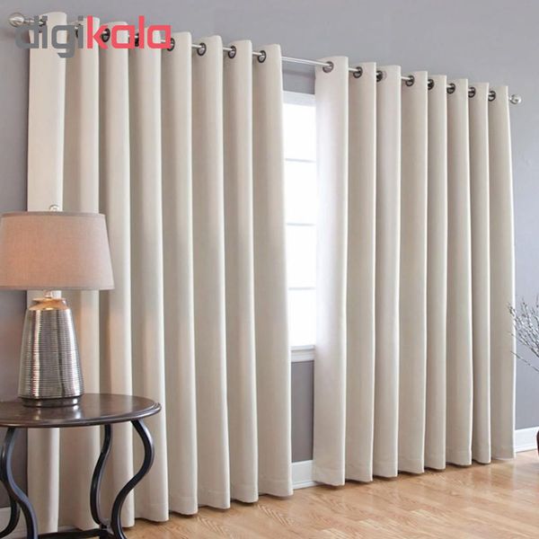 پرده نوین دکور سیاناو مدل ND1800 سایز 280 × 300 سانتی متر