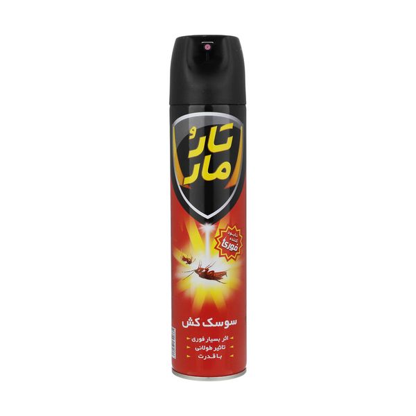 اسپری سوسک کش تارو مار مدل قرمز حجم -400 میلی لیتر-12عددی
