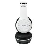 هدفون بلوتوثی مدل P47 EDR بدون قابلیت نویز کنسلینگ، درگاه USB Type-C، دارای شیار کارت حافظه، مقاومت در برابر رطوبت و عرق