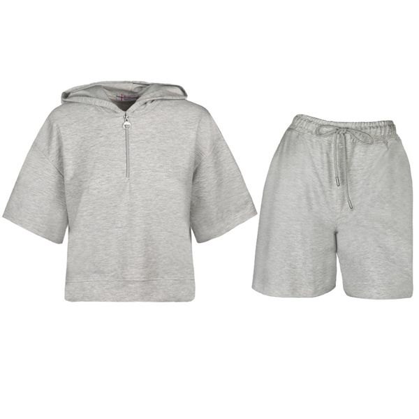 ست تی شرت و شلوارک زنانه مدل SB-SS-2162*844