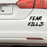 برچسب بدنه خودرو استیک طرح fear کد vi21