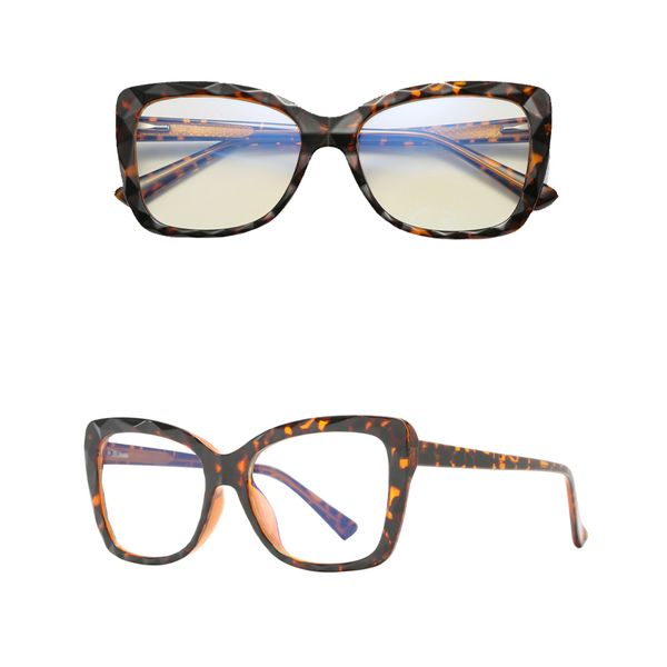 فریم عینک طبی گربه ای زنانه مدل O2009C5 مناسب برای صورت گرد و بیضی