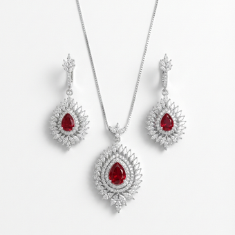 نیم ست نقره - مدل اَشَـن