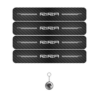 برچسب پارکابی مهدیار طرح کربن کد LCE0042 مناسب برای ریرا مجموعه 4 عددی به همراه جاکلیدی