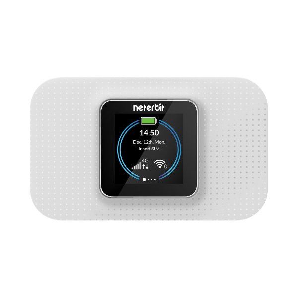 مودم قابل حمل 4G LTE نتربیت مدل NWR-940X با باتری 3000 میلیآمپر، پشتیبانی همزمان تا 32 کاربر، فناوری Wi-Fi 6، سرعت دانلود 150Mb