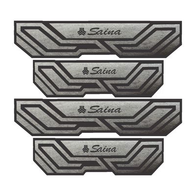 برچسب بدنه خودرو شیپرس طرح پارکابی چرم کد SP011 مناسب برای ساینا بسته 4 عددی به همراه جاکلیدی