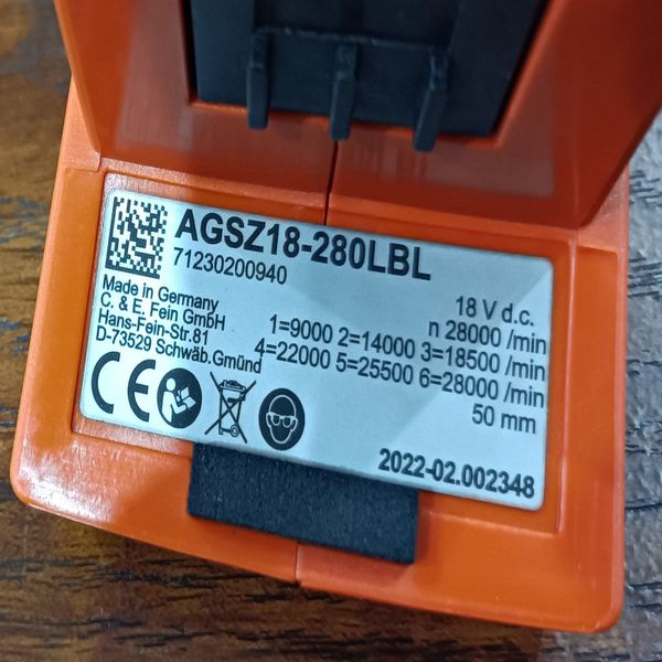 فرز انگشتی فاین مدل AGSZ 18-280 LBL