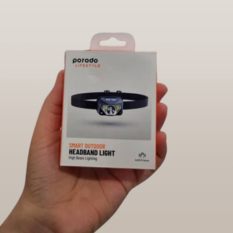 چراغ پیشانی بند سنسوردار برند پورودو porodo