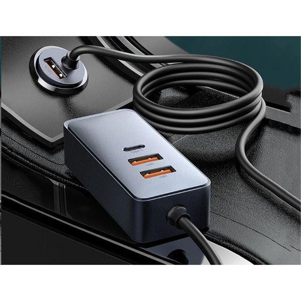 شارژر فندکی باسئوس مدل CCBT-B0G 120W