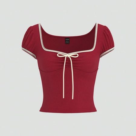 کراپ دو رنگ پاپیونی