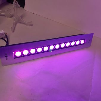 چراغ توکار استخری مستطیل استیل تک رنگ برند لدمن (12TML)