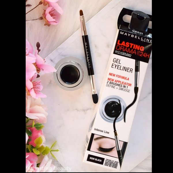خط چشم ژله ای کاسه ای میبلین 24 ساعته maybelline gel eyeliner 24h