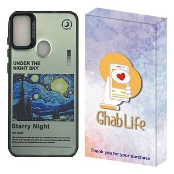 کاور قاب لایف مدل سوکول طرح ونگوگ مناسب برای گوشی موبایل سامسونگ Galaxy A21s