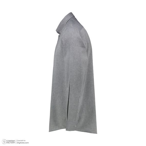 پیراهن آستین بلند یقه برگردان مردانه لیلاک مدل A-70