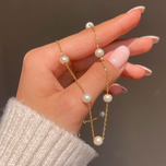 گردنبند زنجیر مرواریدی