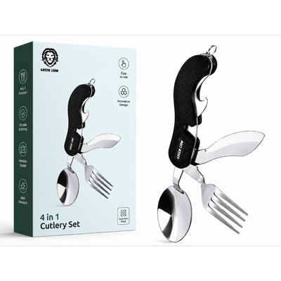 ست قاشق و چنگال گرین لاین مدل 4in1 cutlery set