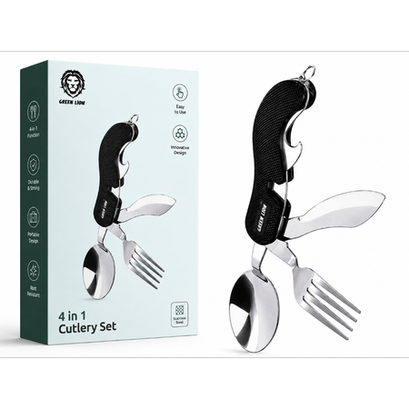 ست قاشق و چنگال گرین لاین مدل 4in1 cutlery set