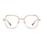 فریم عینک طبی چند ضلعی مدل TJ806C466P81 مناسب برای صورت گرد و بیضی