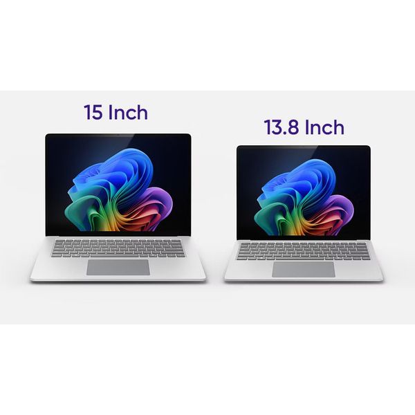 لپتاپ مایکروسافت مدل Surface Laptop 7 Copilot Plus PC با پردازنده Snapdragon X Plus، رم LPDDR5x 16GB با فرکانس 8448MHz، حافظه S