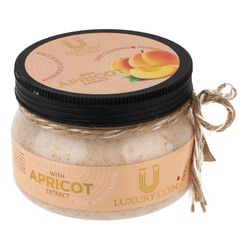 ماسک اسکراب صورت و بدن لاکچری کوین زردآلو برای انواع پوست