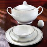 سرویس غذاخوری 102 پارچه چینی زرین ایران مدل ایتالیا اف ریوا درجه عالی