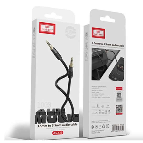 کابل AUX ارلدام مدل ET-AUX35 طول 1 متر