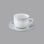 سرویس غذاخوری 73 پارچه 12 نفر چینی زرین ایران مدل کواترو ادلین درجه یک