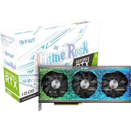 (درحد نو) Graphic Card PALIT GamingROCK RTX 3080 10GB GDDR6X