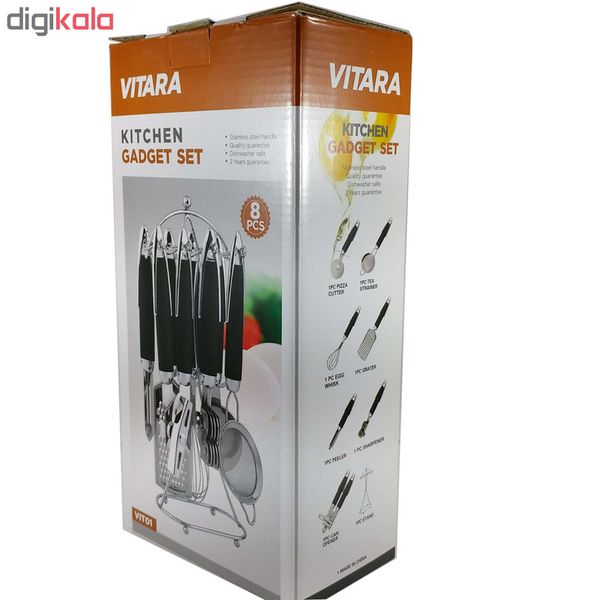 سرویس 8 پارچه ابزار آشپزخانه وی تارا مدل VIT01