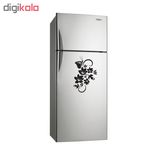 استیکر یخچال طرح گل و پروانه