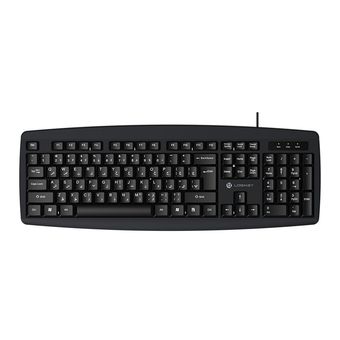 کیبورد با سیم لاجی کی مدل K113B، سوییچ ممبران، Full-Size