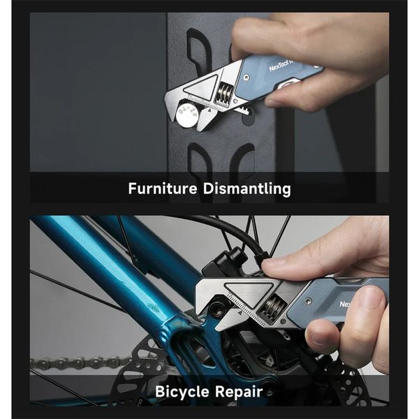 ابزار چندکاره سفری نکس تول مدل Light Wrench W2 به همراه سری پیچ گوشتی