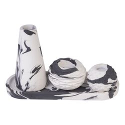 دکوری مدل ست رومیزی بتنی 021  مجموعه 4 عددی