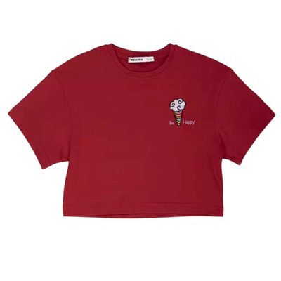 تی شرت آستین کوتاه دخترانه مدل MDSS-CH1685