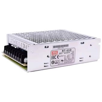  منبع تغذیه سه خروجی 5 و 24 و 12 ولت 68 وات مینول مدل RT-65D