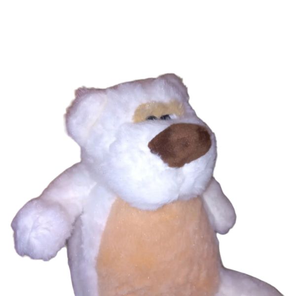 عروسک مدل خرس ابرو دار ارتفاع 30 سانتی متر