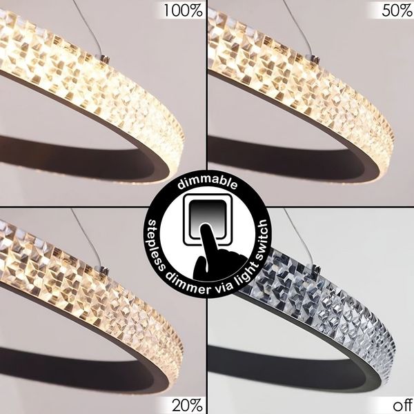 لوستر آویز شاهان تک مدل gold70b