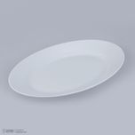 سرویس غذاخوری 28 پارچه چینی زرین ایران سری رادیانس مدل سفید درجه یک