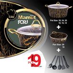 سرویس پخت و پز 19 پارچه ماموت کد 003